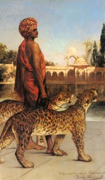 本傑明 讓 約瑟夫 康斯坦特 The Palace Guard With Two Leopards